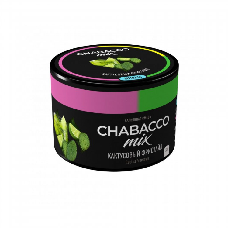 Бестабачная смесь Chabacco Mix Medium - Cactus Freestyle (Кактусовый фристайл) 50 гр