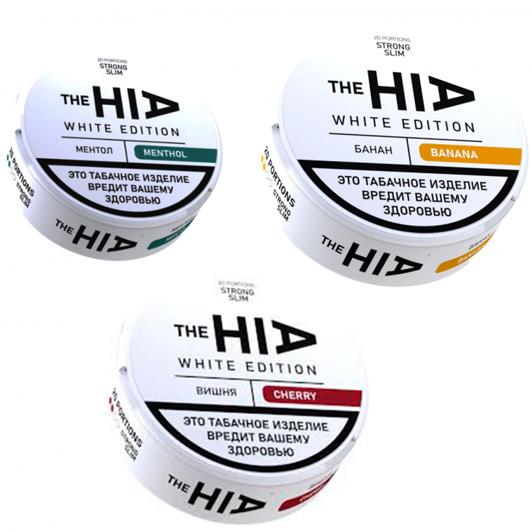 Жевательный табак The HIA slim White Edition - Вишня